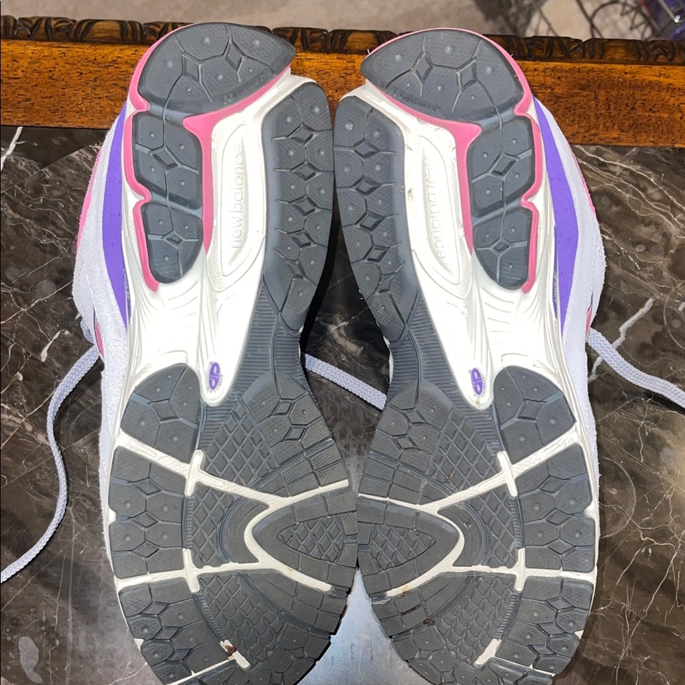 New Balance Men’s Grey, Pink and Purple 2002R Sneakers - Picture 6 of 9
